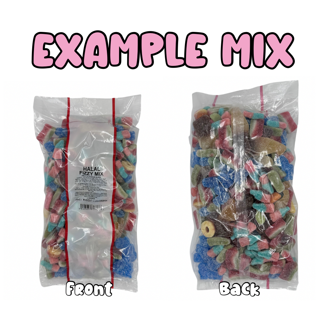 Halal Fizzy Assortment Pre-Packed 1KG