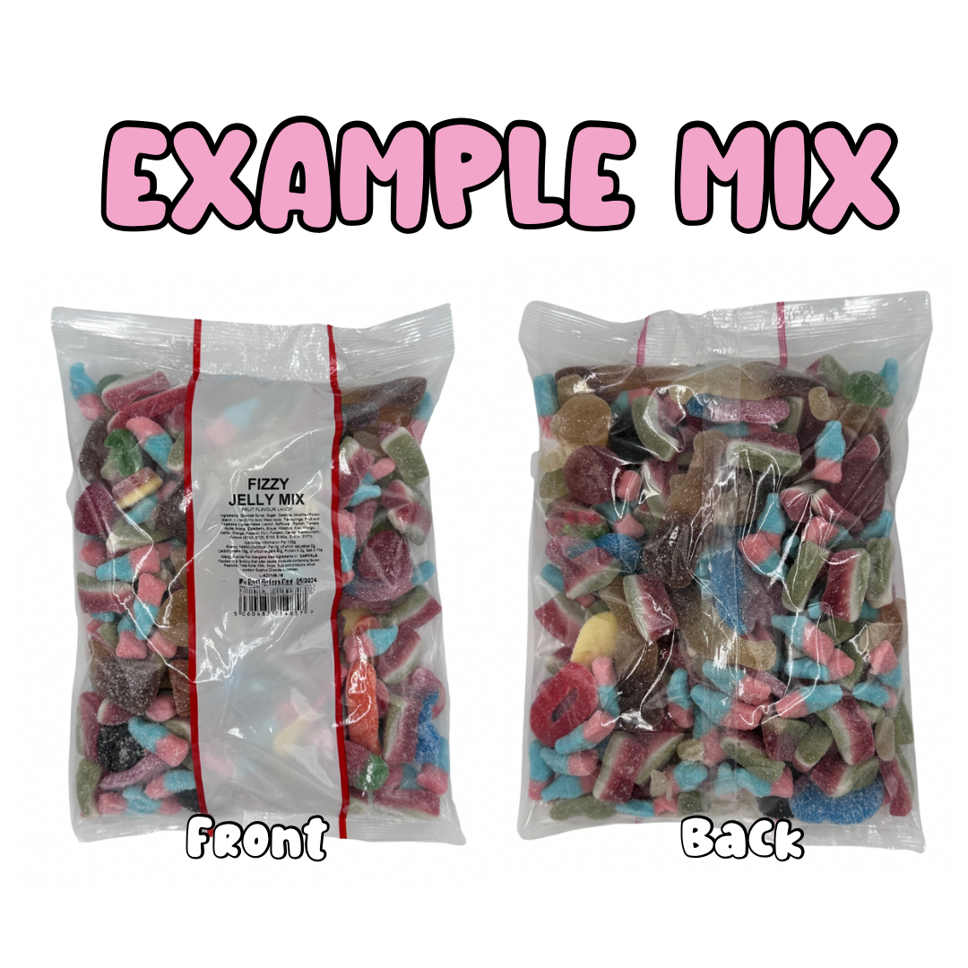 Fizzy Jelly Assortment Pre-Packed 1KG