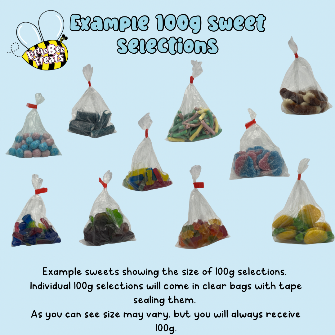 Individual 100g Bag of Sweets